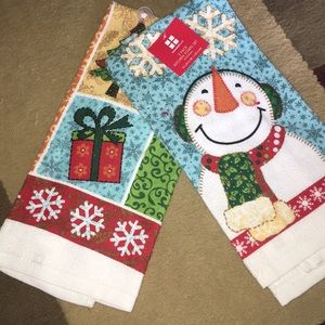 Essential Home Holiday Kitchen Towels